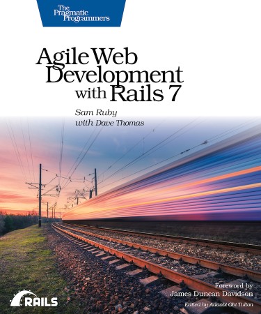 Cover: Agile Web Development with Rails 7 - Sam Ruby