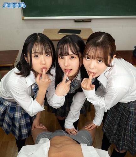 Asami Nagisa, Kikuchi Haru, Otoba Rabu - Innocent And Tiny Classmates Flocked To My Gloomy Dick