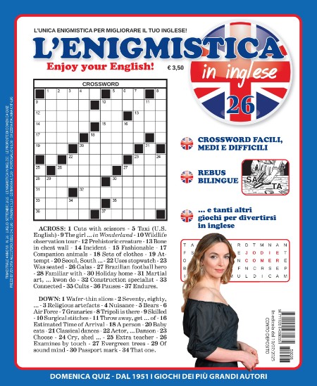 Enigmistica in inglese N 26 - Luglio-Settembre 2025