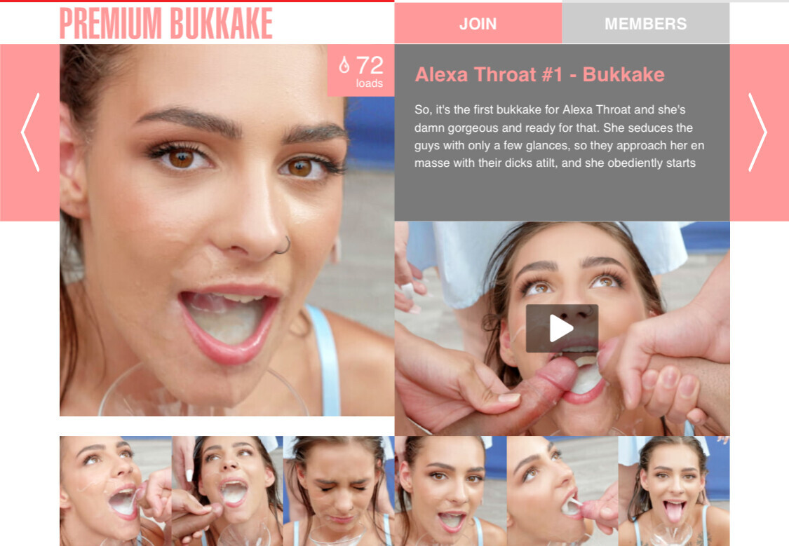 Alexa Throat #1 - Bukkake