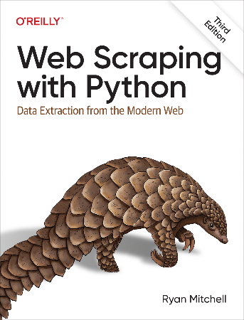 Cover: Web Scraping with Python - Ryan Mitchell
