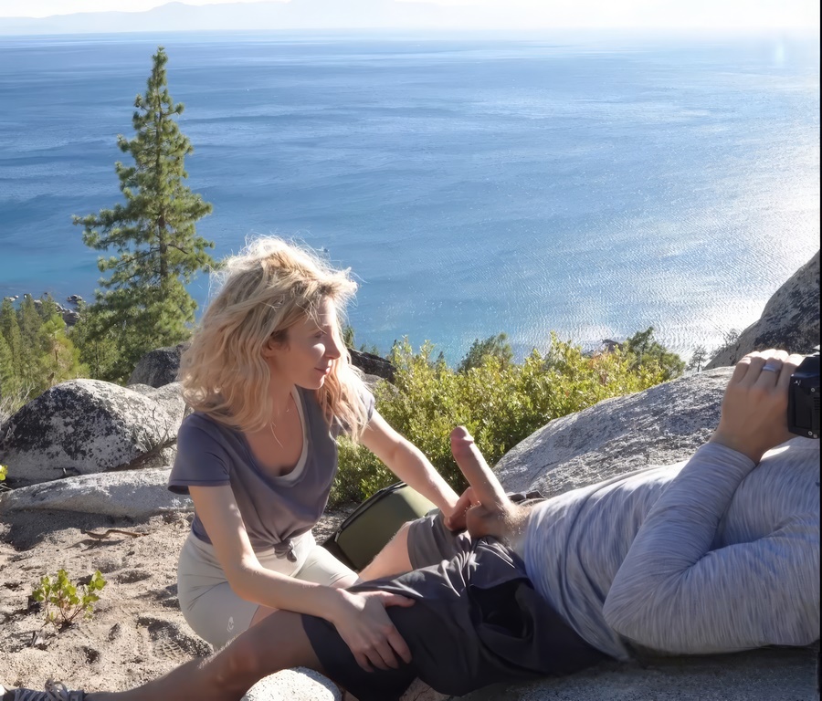 Jill Palmer Suck And Fuck on the Rocks
