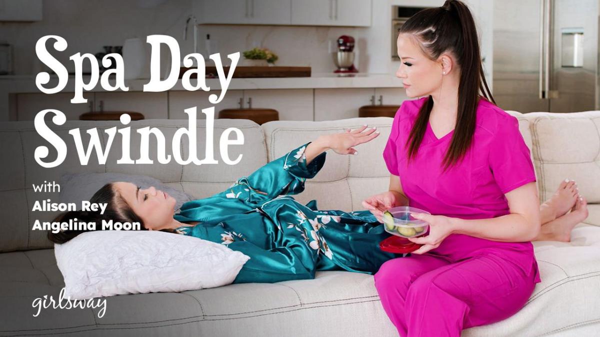 Alison Rey, Angelina Moon - Spa Day Swindle