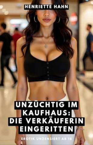 Cover: Hahn, Henriette - Unz&uuml;chtig im Kaufhaus: Die Verk&auml;uferin Eingeritten: Erotik Unzensiert ab 18