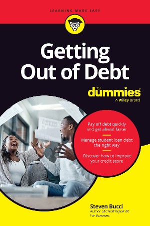Cover: Getting Out of Debt for Dummies - Steven Bucci