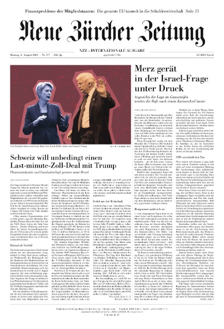 NeueZürcherZeitungInternational04August2025 NeueZürcherZeitungInternational04August2025
