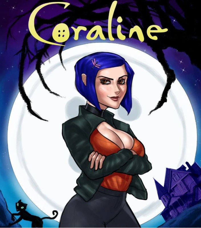 Philip Grom - Coraline: Return to the Other World Porn Comics