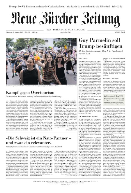 Neue Zürcher Zeitung International 5.8.2025 Neue Zürcher Zeitung International 5.8.2025