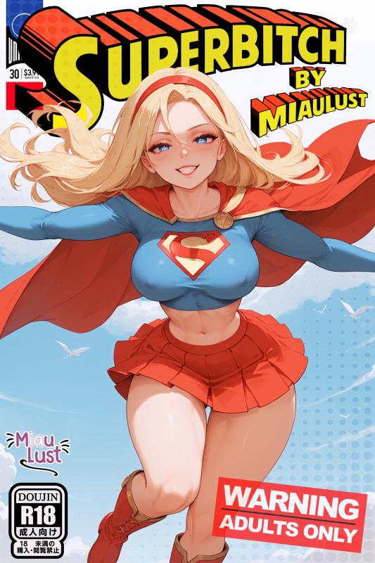 MiauLust - Supergirl in Superbitch Porn Comics                           / AI Porn