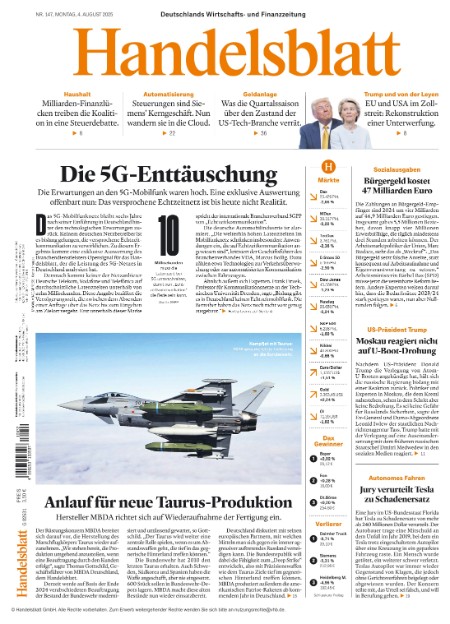 Handelsblatt04August2025 Handelsblatt04August2025