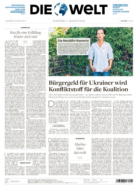 Die Welt 5.8.2025 Die Welt 5.8.2025