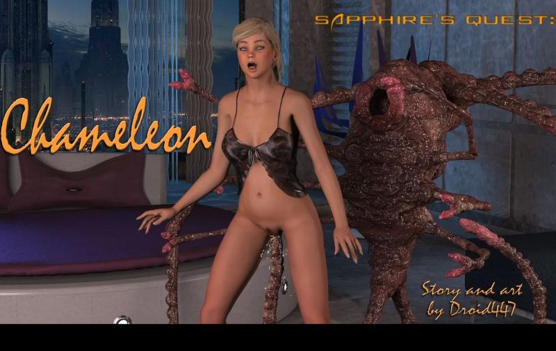 Droid447 - Sapphires Quest: Chameleon 3D Porn Comic