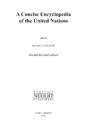 Cover: The United Nations - Norrie MacQueen