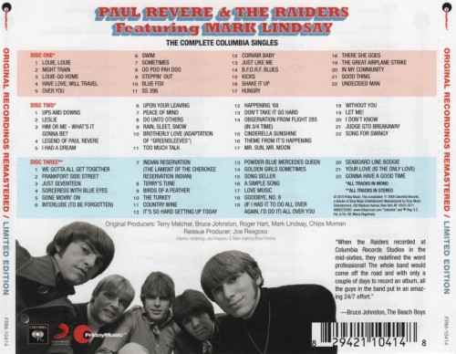 Paul Revere & The Raiders - The Complete Columbia Singles (2015) 3CD Lossless Paul Revere & The Raiders - The Complete Columbia Singles (2015) 3CD Lossless