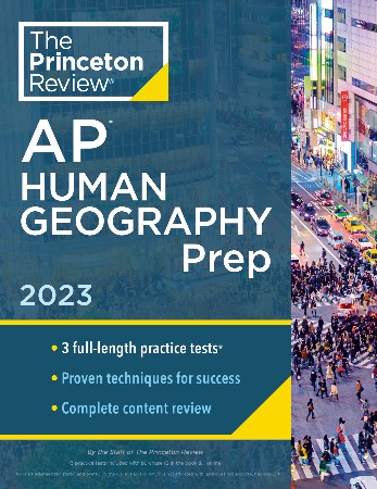 Cover: Princeton Review AP Human Geography Prep, 2023 - The Princeton Review