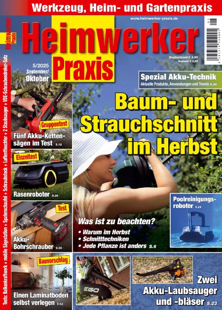 Heimwerker Praxis 9-10.2025 Heimwerker Praxis 9-10.2025