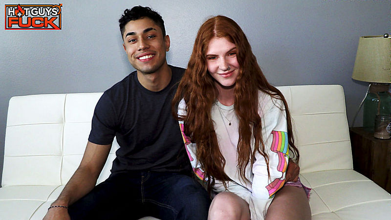 PRETTY BOY LATINO WITH BIG DICK VICTOR FRANK LOVES THE TIGHT PUSSY ON HIS FIRST REDHEAD JANE ROGERS (HotGuysFUCK) FullHD 1080p