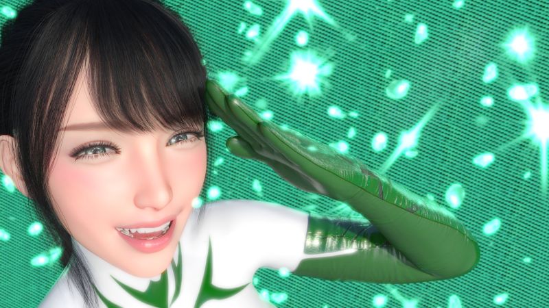 [Tsumayoji] Green Ultrawoman 3D Porn Comic