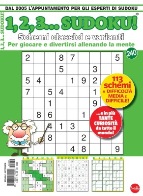 123 Sudoku N.240 - Settembre 2025