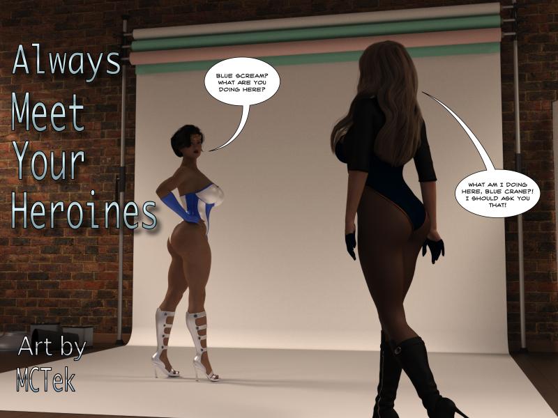 McTek - Always Meet Your Heroines Issue 1 3D Porn Comic