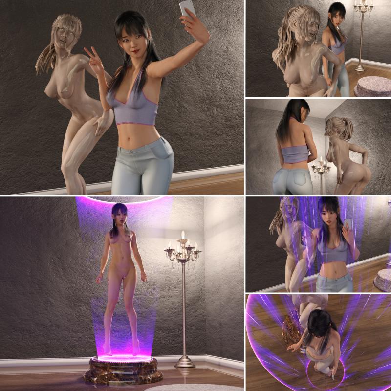 Mu Li San - New Stone Statues in the Collection Room 1-4 3D Porn Comic
