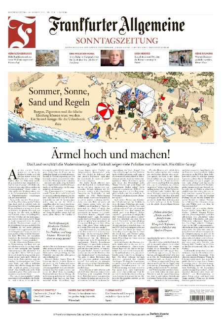 Frankfurter Allgemeine Zeitung - 10 August 2025 Frankfurter Allgemeine Zeitung - 10 August 2025