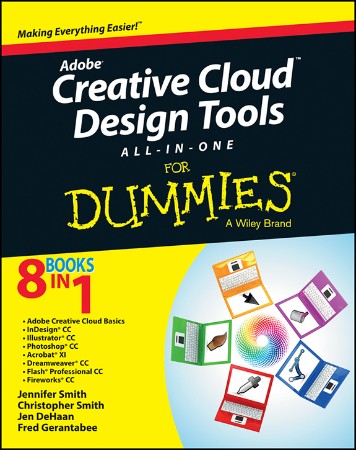 Cover: Adobe Creative Cloud Design Tools All-in-One For Dummies - Jennifer Smith