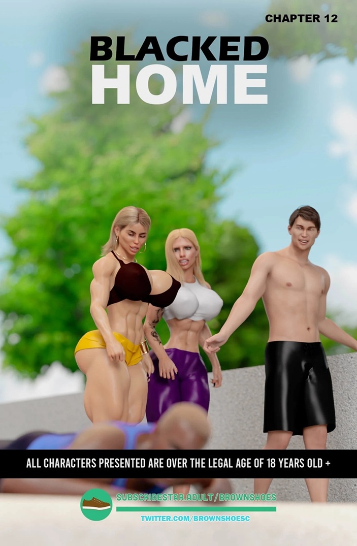 Brown Shoes - Blacked Home 12 3D Porn Comic