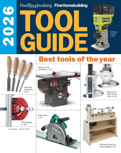 Fine Woodworking Tool Guide - Winter 2026