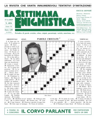 La Settimana Enigmistica N.4856 - 17 Aprile 2025