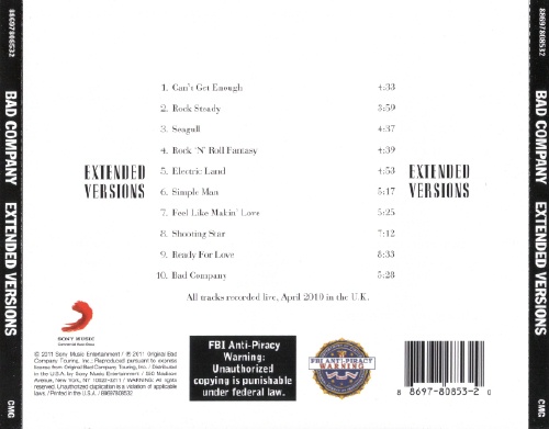Bad Company - Extended Versions (2011) (Lossless + 320)