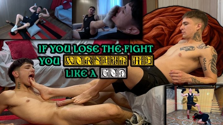 Str8crushfeet - If you lose the fight you worship me like a god - Justin vs Pain