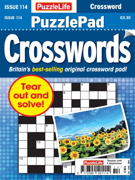 PuzzleLife PuzzlePad Crosswords - August 2025