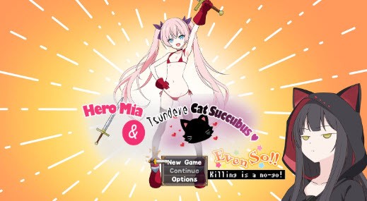 MIP - Hero Mia and the Tsundere Cat Succubus Even So, Killing is a no-go! Ver.2025.07.19 Final (eng) Porn Game