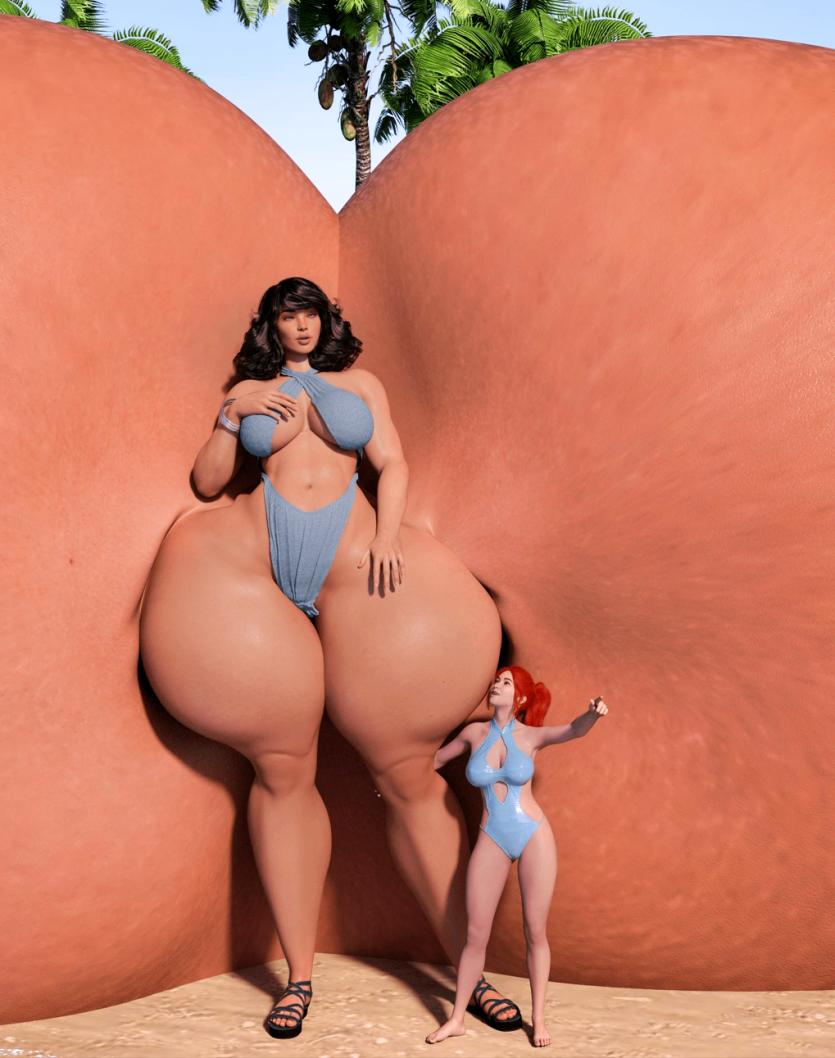 Dinner-Kun - Hyper Ass Summer 3D Porn Comic