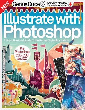 Cover: Illustrate with Photoshop Genius Guide Vol. 1 Revised Edition - Imagine Publishing