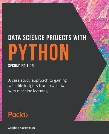 Cover: Data Science Projects with Python - Klosterman