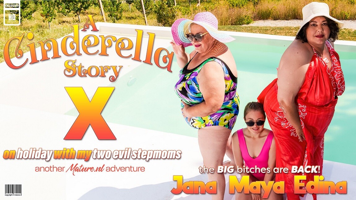 Edina, Jana, Maya - Stepdaughter Maya Must Get Down On Holiday With Her Two Evil Stepmoms Jana & Edina