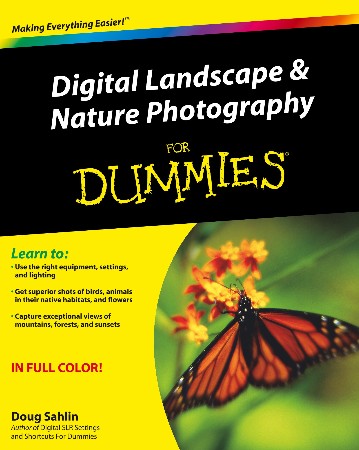 Cover: Digital Landscape and Nature Photography For Dummies - Sahlin