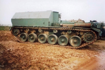 Self-propelled FV 3805 SP 5.5inch Prototype Walk Around