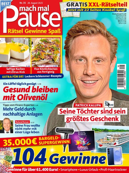 Mach mal Pause 19.8.2025 Mach mal Pause 19.8.2025
