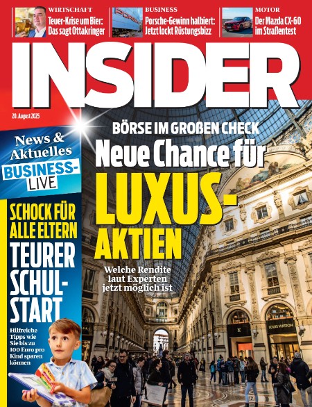 Insider Austria 20.8.2025 Insider Austria 20.8.2025