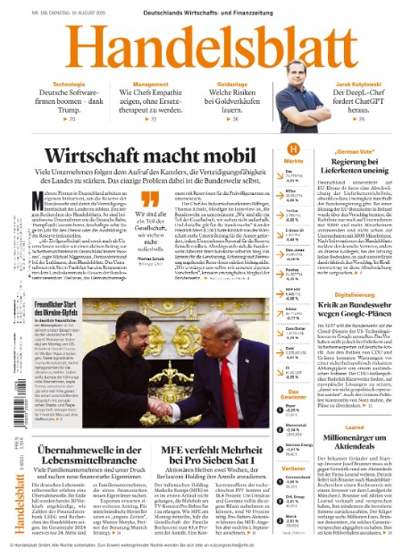 Handelsblatt 19.8.2025