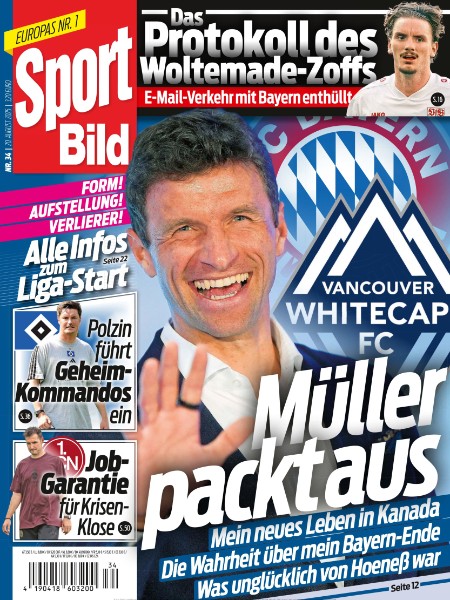Sport Bild 20.8.2025 Sport Bild 20.8.2025