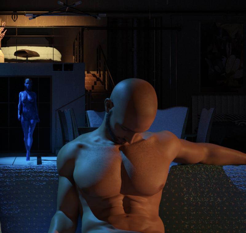 DisjointedKey - A Night In With Mystique 3D Porn Comic