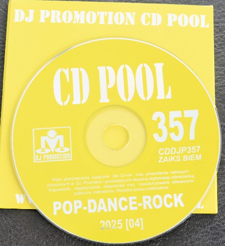 DJ Promotion CD Pool Pop/Dance 357 (2025) DJ Promotion CD Pool Pop/Dance 357 (2025)