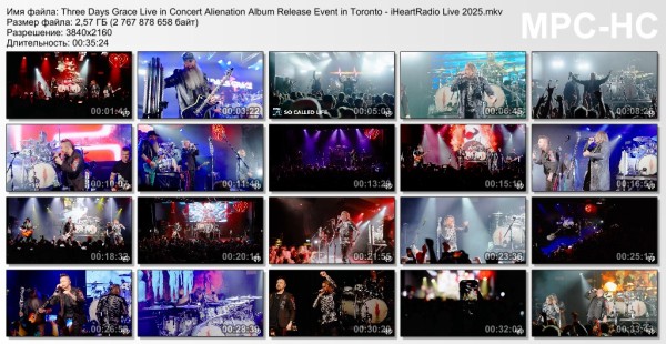 Three Days Grace - Live at iHeartRadio Canada (2025)