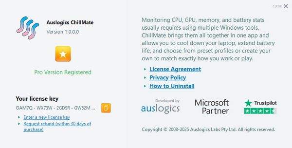 Auslogics ChillMate 1.0.0.0