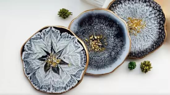 DIY Resin Coasters Learn 3 Elegant Patterns