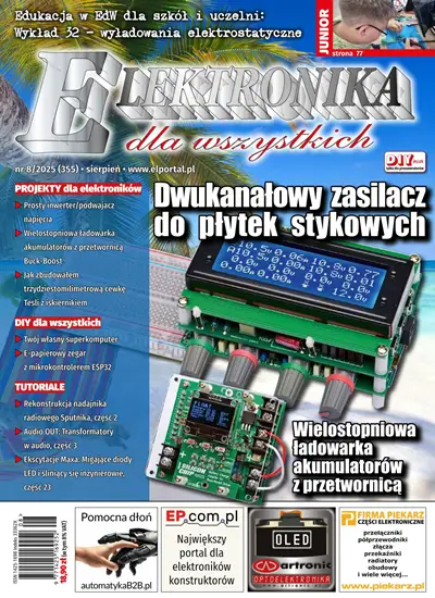 Elektronika Dla Wszystkich №8 2025